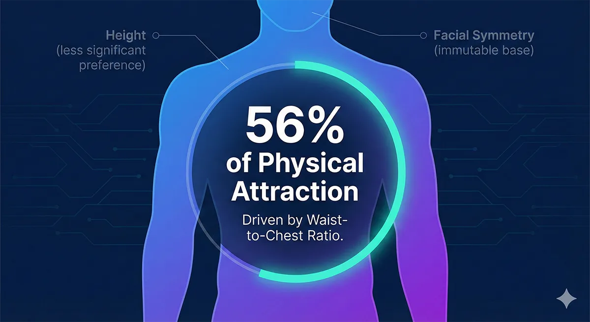 waisttochestratio Wait to chest ratio in men